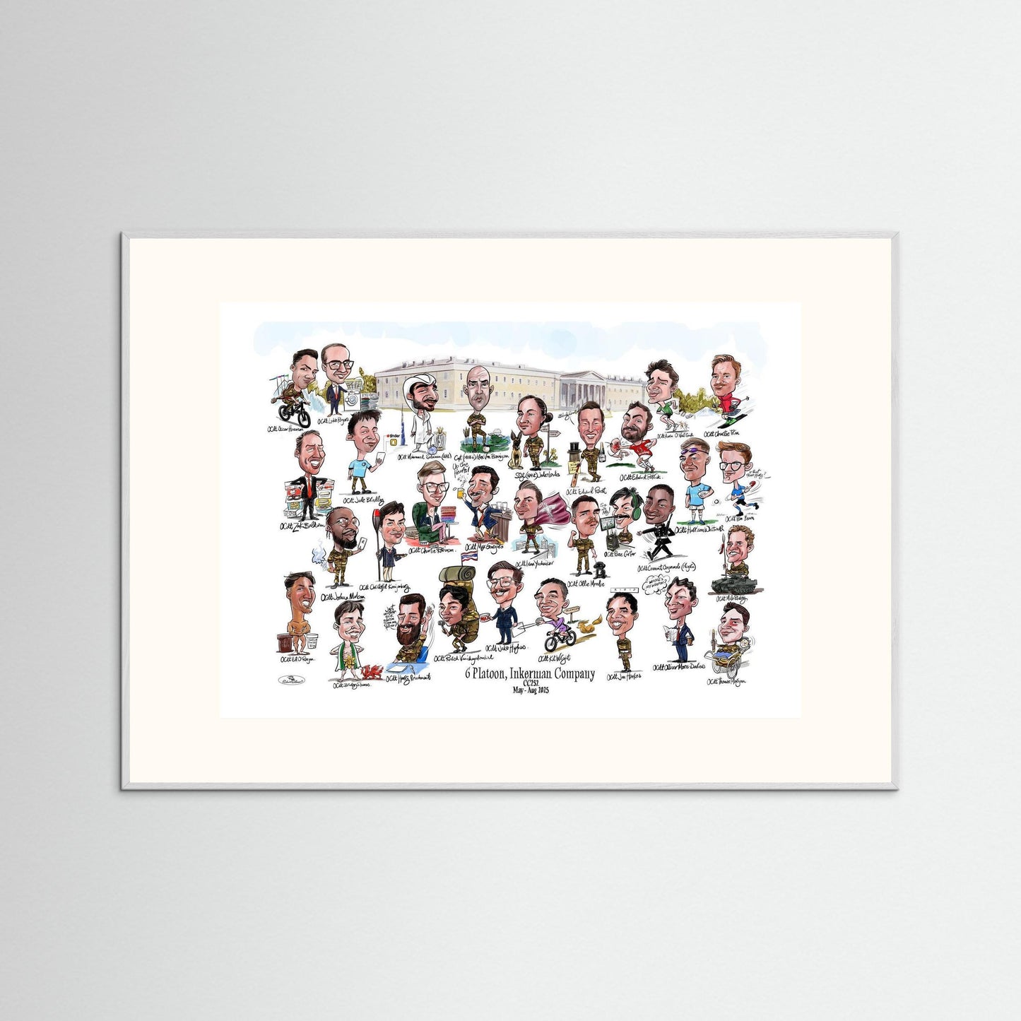 6 Platoon, Inkerman, Sandhurst print on paper 