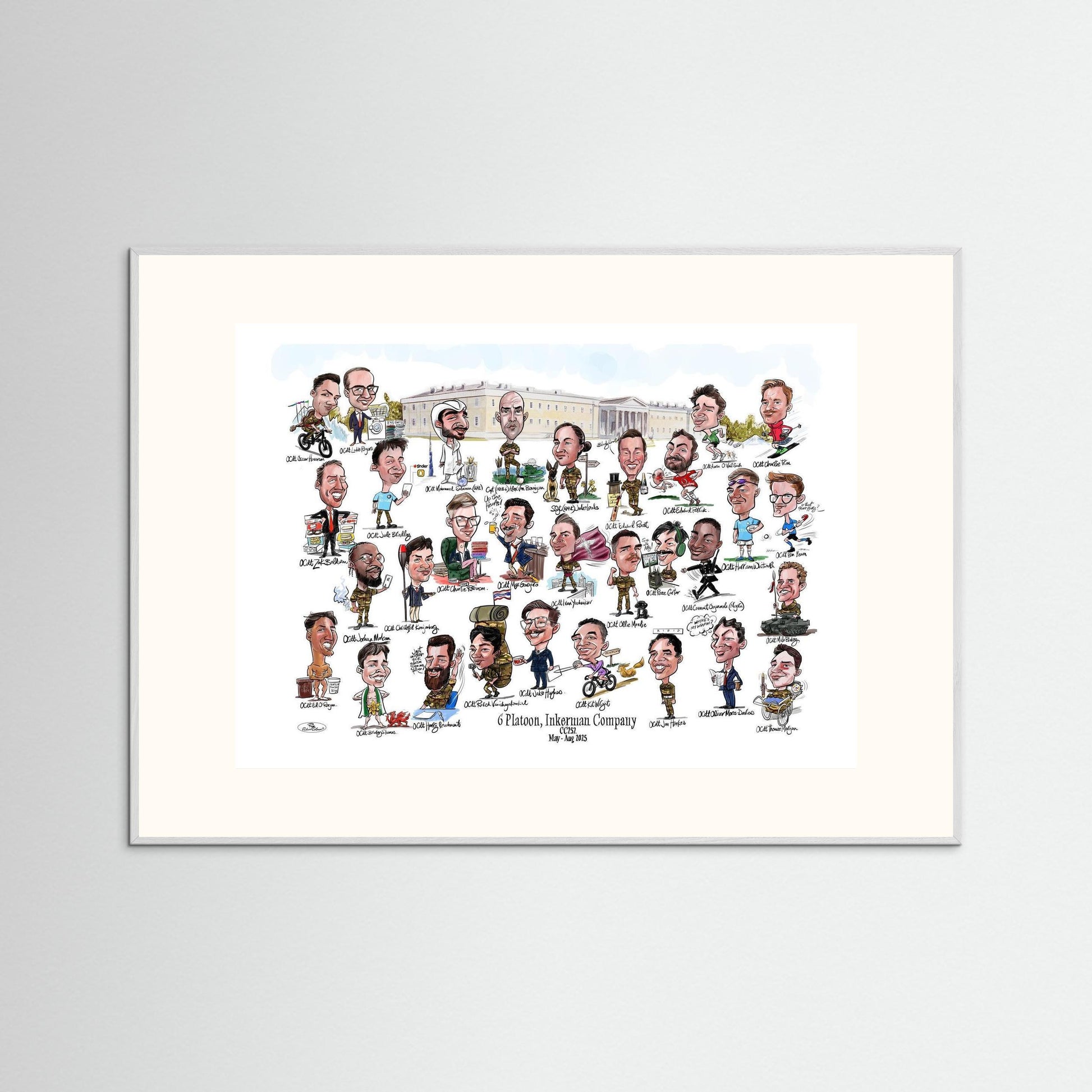 6 Platoon, Inkerman, Sandhurst print on paper 