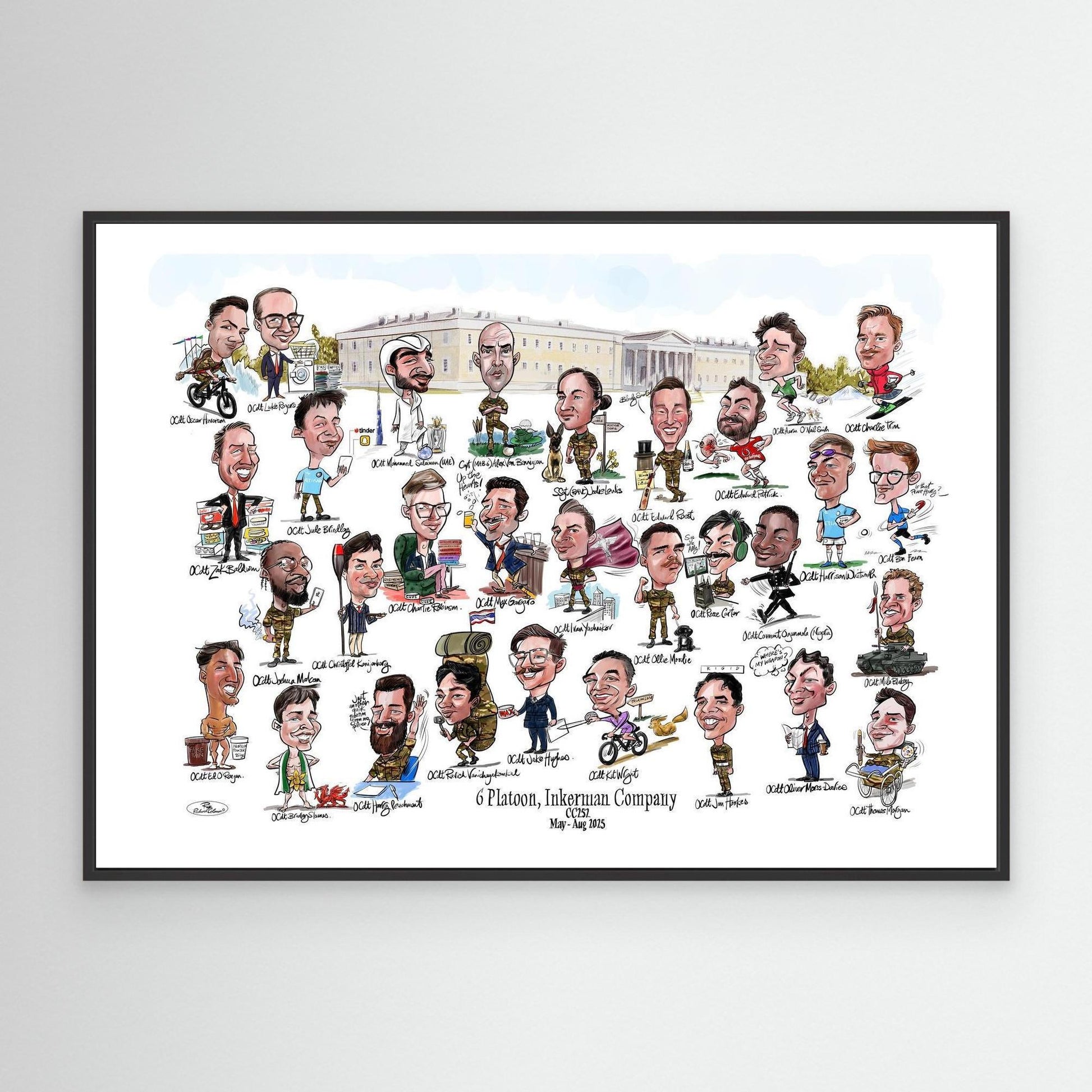 6 Platoon Inkerman Sandhurst print on canvas 