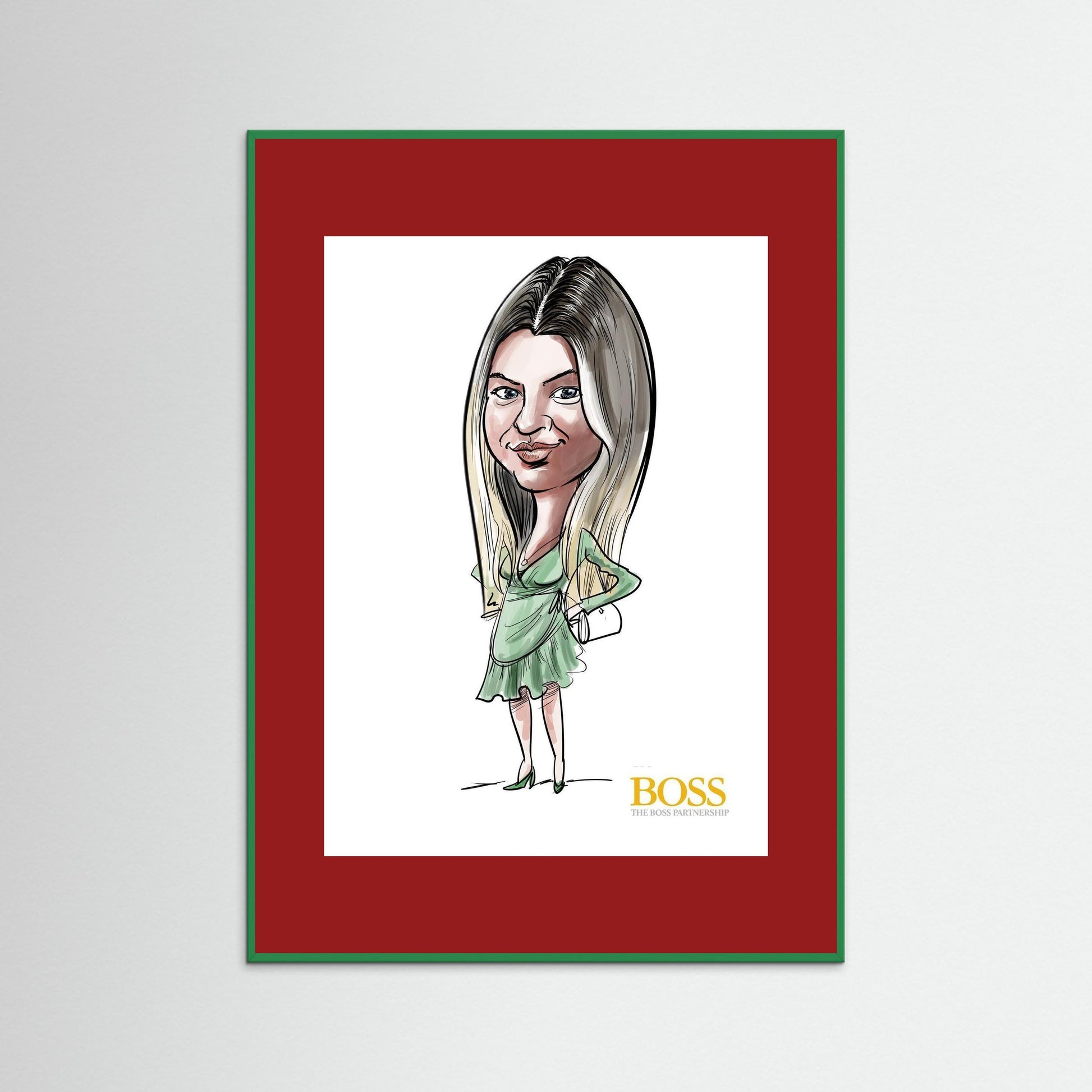 Boss Partnership staff caricatures 